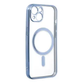 Newface Iphone 14 Plus Kılıf Magneticsafe Lazer Silikon - Sierra Blue