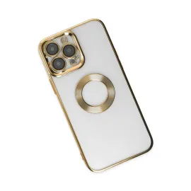 Newface Iphone 14 Pro Kılıf Slot Silikon - Gold