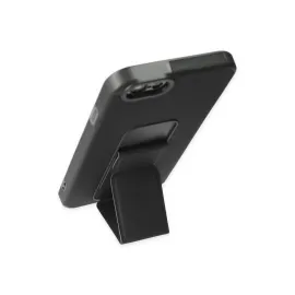 Newface Iphone 6 Kılıf Mega Standlı Silikon - Siyah