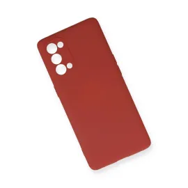 Newface Oppo Reno 5 Pro Kılıf Nano Içi Kadife Silikon - Kiremit