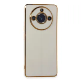 Newface Realme 11 Pro Kılıf Volet Silikon - Beyaz