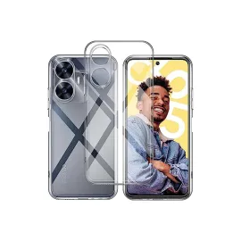 Newface Realme C55 Kılıf Lüx Şeffaf Silikon