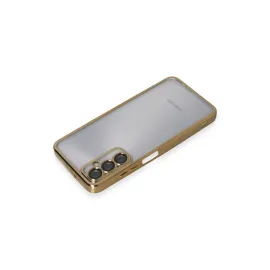 Newface Samsung Galaxy A05S Kılıf Razer Lensli Silikon - Gold