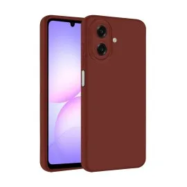 Newface Samsung Galaxy A07 First Silikon - Bordo