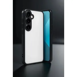 Newface Samsung Galaxy A24 4G Prime Kılıf Razer Lensli Silikon - Siyah