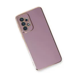 Newface Samsung Galaxy A33 5G Kılıf Volet Silikon - Mor