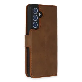 Newface Samsung Galaxy A54 5G Kılıf Trend S Plus Kapaklı Kılıf - Taba