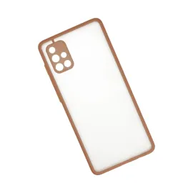 Newface Samsung Galaxy A71 Kılıf Montreal Silikon Kapak - Pembe