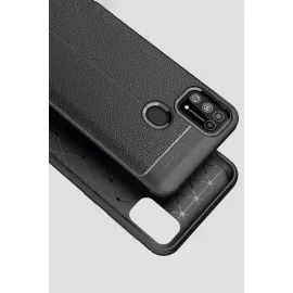 Newface Samsung Galaxy M31 Kılıf Auto Focus Kapak - Kırmızı