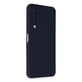 Newface Vivo Y17S Kılıf Nano içi Kadife Silikon - Lacivert