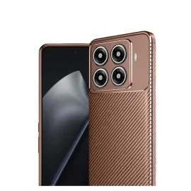 Newface Xiaomi Mi 15T Pro Auto Focus Karbon Kapak - Kahverengi
