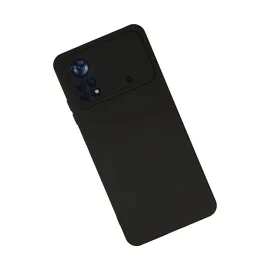 Newface Xiaomi Poco X4 Pro 5G Kılıf Nano Içi Kadife Silikon - Siyah