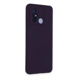 Newface Xiaomi Redmi 12C Kılıf Nano Içi Kadife Silikon - Mor