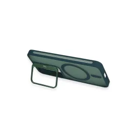 Joko Samsung Galaxy S24 Flet Lens Magsafe Kapak - Koyu Yeşil