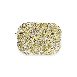 Newface Airpods Pro 2 (2.nesil) Luz Taşlı Kılıf - Gold