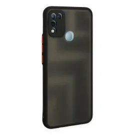 Newface İnfinix Hot 10 Play Kılıf Montreal Silikon Kapak - Siyah