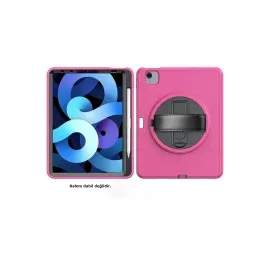 Newface Ipad 2022 10.9 (10.nesil) Kılıf Hand Strap Tablet Kılıfı - Pembe