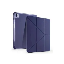 Newface Ipad Pro 13 (2024) Kılıf Kalemlikli Mars Tablet Kılıfı - Lacivert