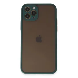 Newface Iphone 11 Pro Kılıf Montreal Silikon Kapak - Yeşil