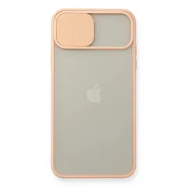 Newface Iphone 11 Pro Max Kılıf Palm Buzlu Kamera Sürgülü Silikon - Pembe