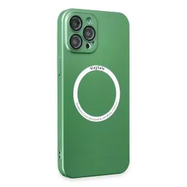 Newface Iphone 12 Pro Kılıf Jack Magneticsafe Lens Silikon - Yeşil