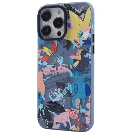 Newface Iphone 14 Pro Kılıf Prada Desenli Kapak - Prada Pembe - 1