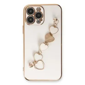 Newface Iphone 14 Pro Max Kılıf Esila Silikon - Beyaz