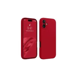 Newface Iphone 16 Kılıf First Silikon - Kırmızı
