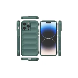 Newface Iphone 16 Pro Max Kılıf Optimum Silikon - Koyu Yeşil