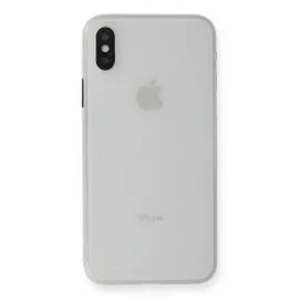 Newface Iphone Xs Max Kılıf Pp Ultra İnce Kapak - Beyaz