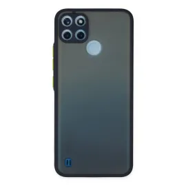Newface Realme C21Y Kılıf Montreal Silikon Kapak - Lacivert