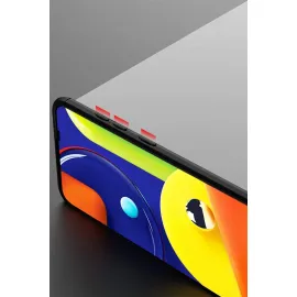 Newface Samsung Galaxy A11 Kılıf Range Yüzüklü Silikon - Kırmızı