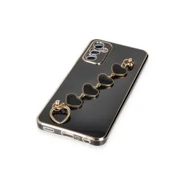 Newface Samsung Galaxy A14 4G Kılıf Esila Silikon - Siyah