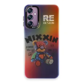 Newface Samsung Galaxy A14 4G Kılıf Estoril Desenli Kapak - Estoril - 11