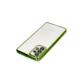 Newface Samsung Galaxy A33 5G Kılıf Razer Lensli Silikon - Yeşil