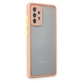 Newface Samsung Galaxy A52 Kılıf Montreal Silikon Kapak - Pembe