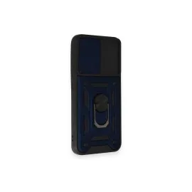 Newface Samsung Galaxy A54 5G Kılıf Pars Lens Yüzüklü Silikon - Lacivert
