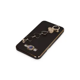 Newface Samsung Galaxy J7 Kılıf Esila Silikon - Siyah