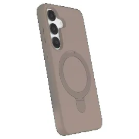 Newface Samsung Galaxy S25 Regal Magsafe Standlı Kapak - Çöl Titanyum