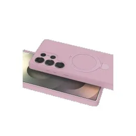 Newface Samsung Galaxy S25 Ultra Regal Magsafe Standlı Kapak - Açık Pembe