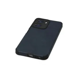 Newface Vivo Y16 Kılıf Loop Deri Silikon - Lacivert