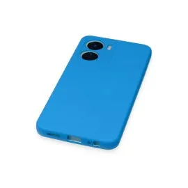 Newface Vivo Y16 Kılıf Nano Içi Kadife Silikon - Mavi