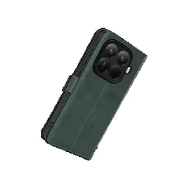 Newface Xiaomi Mi 15T Pro Trend S Plus Kapaklı Kılıf - Yeşil