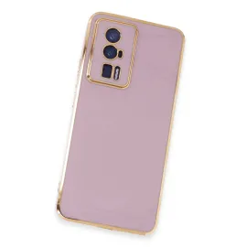 Newface Xiaomi Poco F5 Pro Kılıf Volet Silikon - Mor