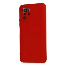 Newface Xiaomi Poco X3 Gt Kılıf Nano Içi Kadife Silikon - Kırmızı