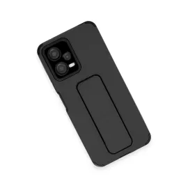 Newface Xiaomi Poco X5 5G Kılıf Mega Standlı Silikon - Siyah