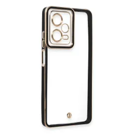 Newface Xiaomi Redmi Note 12 5G Kılıf Liva Lens Silikon - Siyah