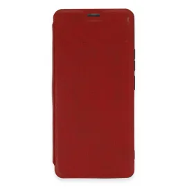 Newface Xiaomi Redmi Note 13 Pro 4G Kılıf Flip Cover - Kırmızı