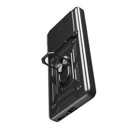 Newface Xiaomi Redmi Note 14 4G Pars Lens Yüzüklü Silikon - Siyah