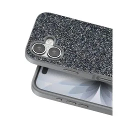 Onegif Apple iPhone 17 Bright Simli Kapak - Gümüş